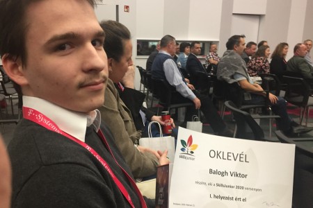 Addetur Baptista Gimnázium tanulója hozta el az I. díjat a SkillsJunior 2020 informatikai versenyen