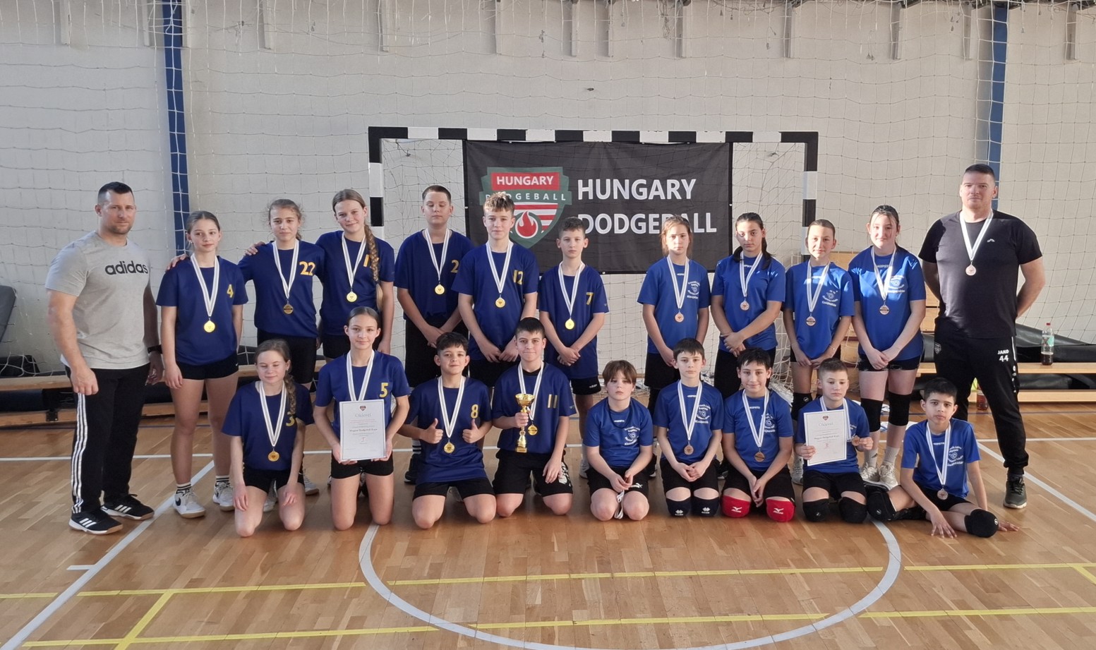 Baptista iskolák az U13-as Dodgeball kupa országos bajnokai