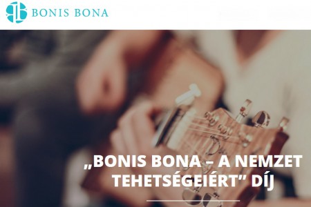 „Bonis Bona – A nemzet tehetségeiért”